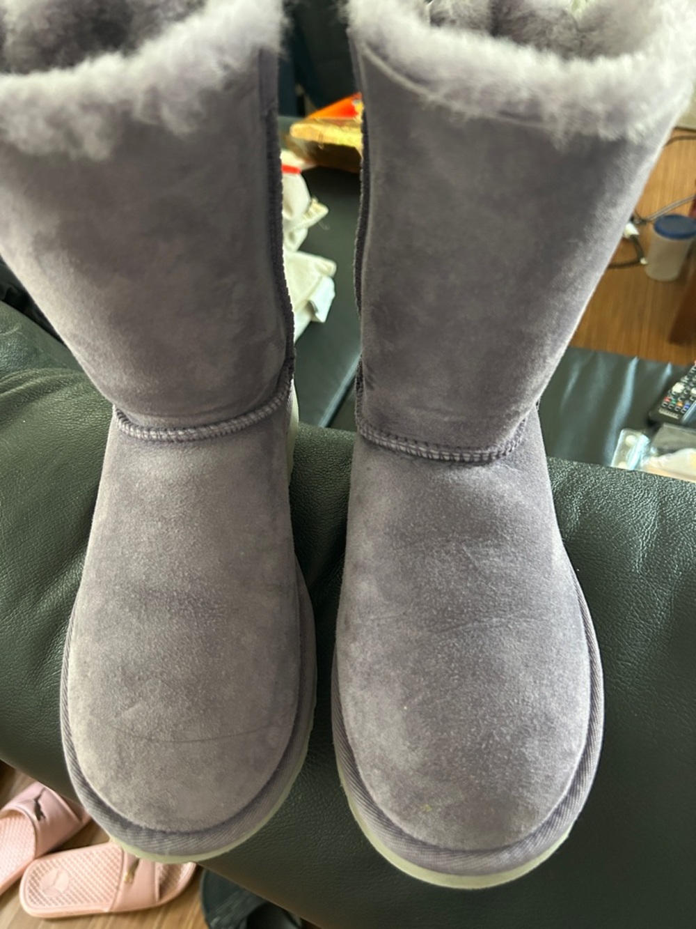 UGG purple Plush Shearling Boot Interior